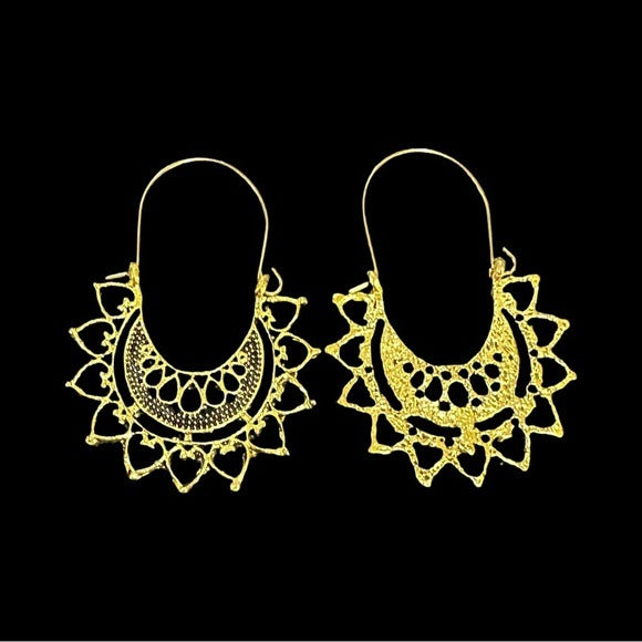 Bohemian Hoop Earrings