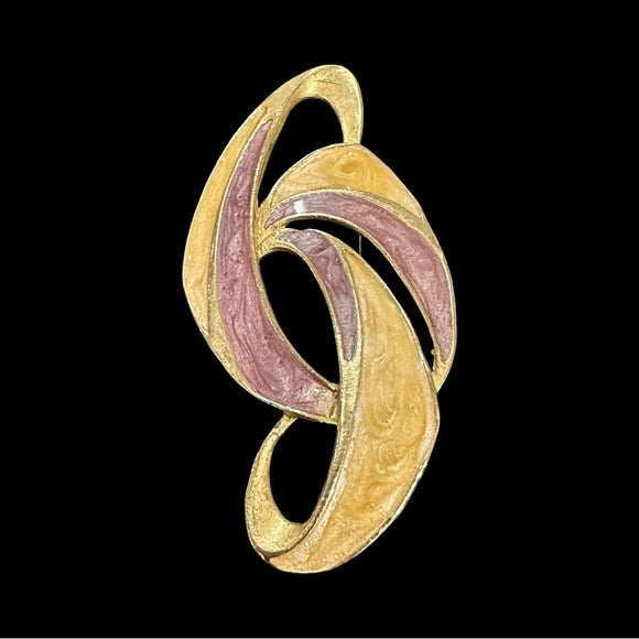 Vintage C'est Bien Brooch Signed
