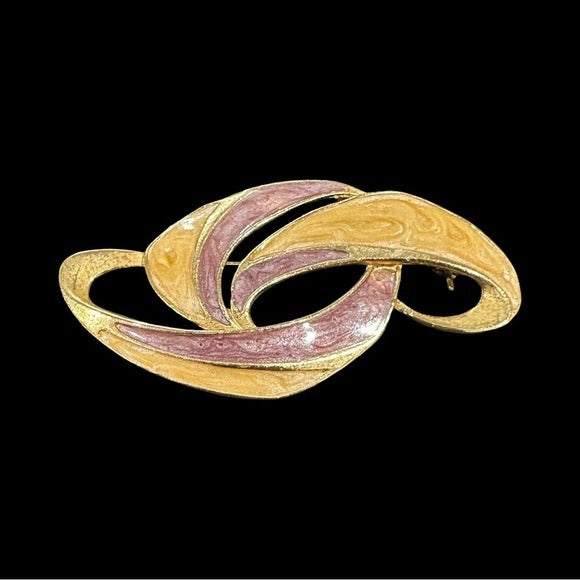 Vintage C'est Bien Brooch Signed