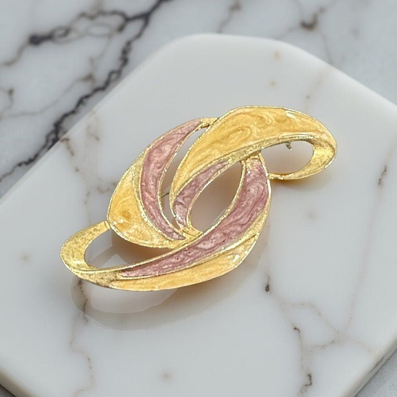 Vintage C'est Bien Brooch Signed