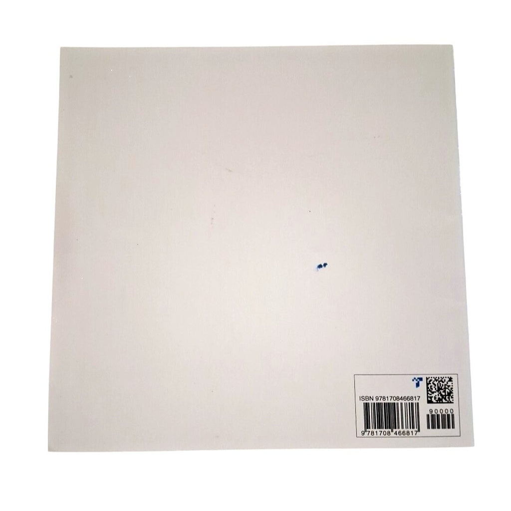 Plain white paper with a barcode on a white background inkblot test 