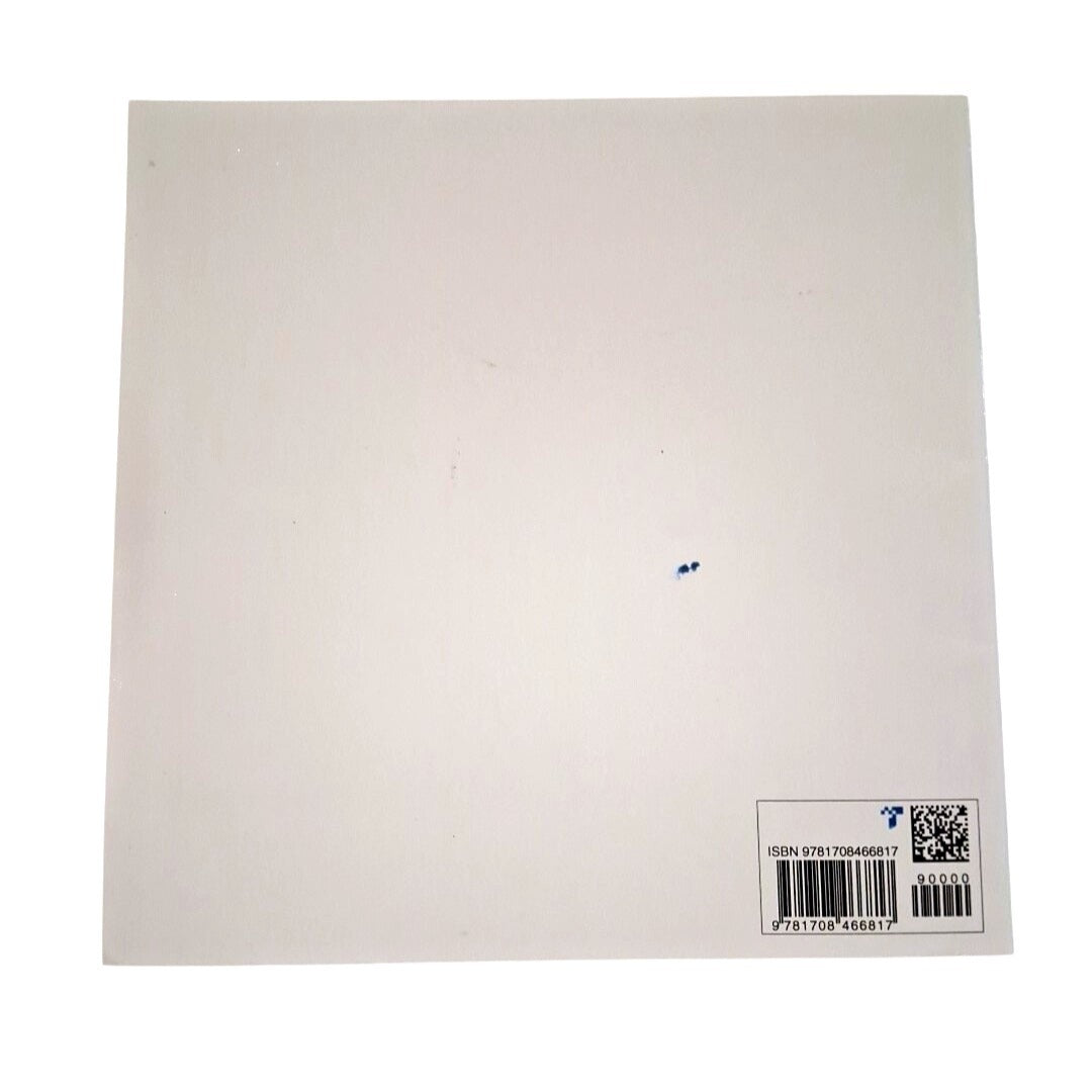 Plain white paper with a barcode on a white background inkblot test 