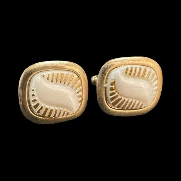 Vintage Cufflinks Gold Tone