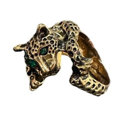 cat ring flat lay view