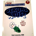 Book cover titled 'Cory Helps Kids Cope with Sexual Abuse' by Liana Lowenstein, MSW.