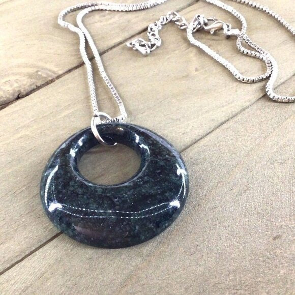 Pendant Necklace Natural Stone