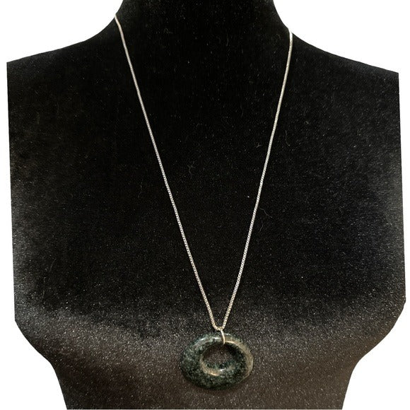 Pendant Necklace Natural Stone