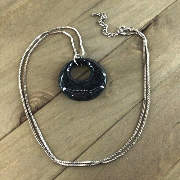 Pendant Necklace Natural Stone
