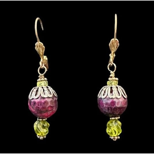 Beaded Necklace Natual Stone