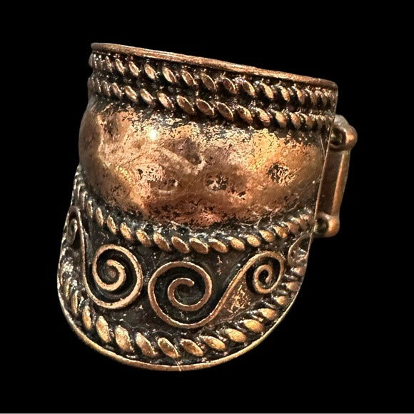 Copper Stretch Ring Size 7