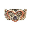 heart infinity ring view