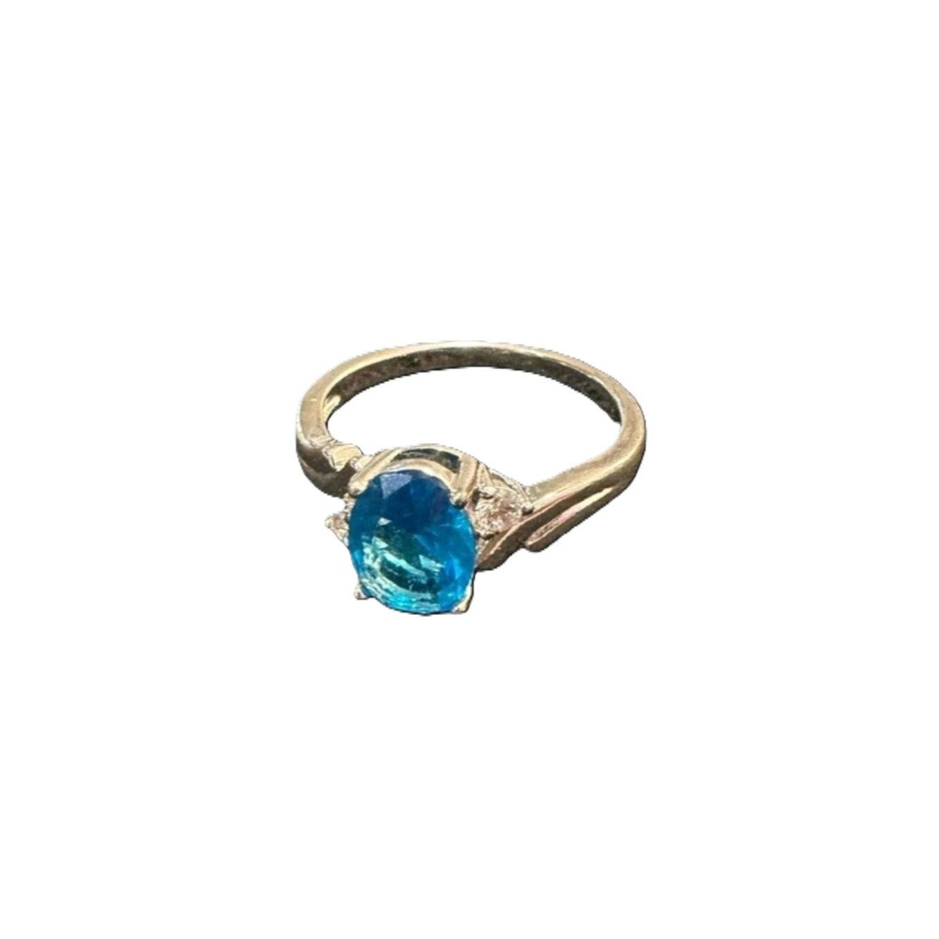 Vintage Ring Blue Center