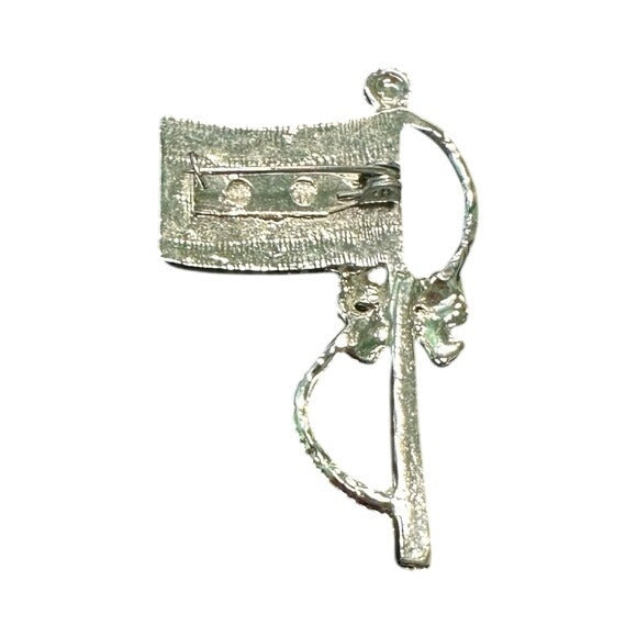 American Flag Brooch