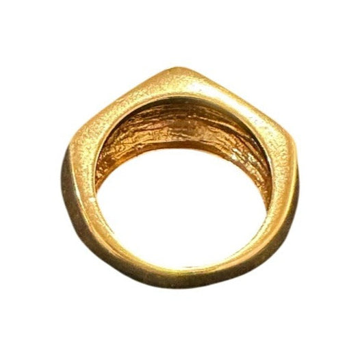lia sophia pyramid ring back view
