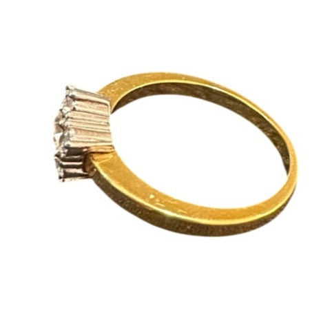 Vintage Ring Cluster Center
