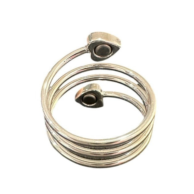 spiral ring back view