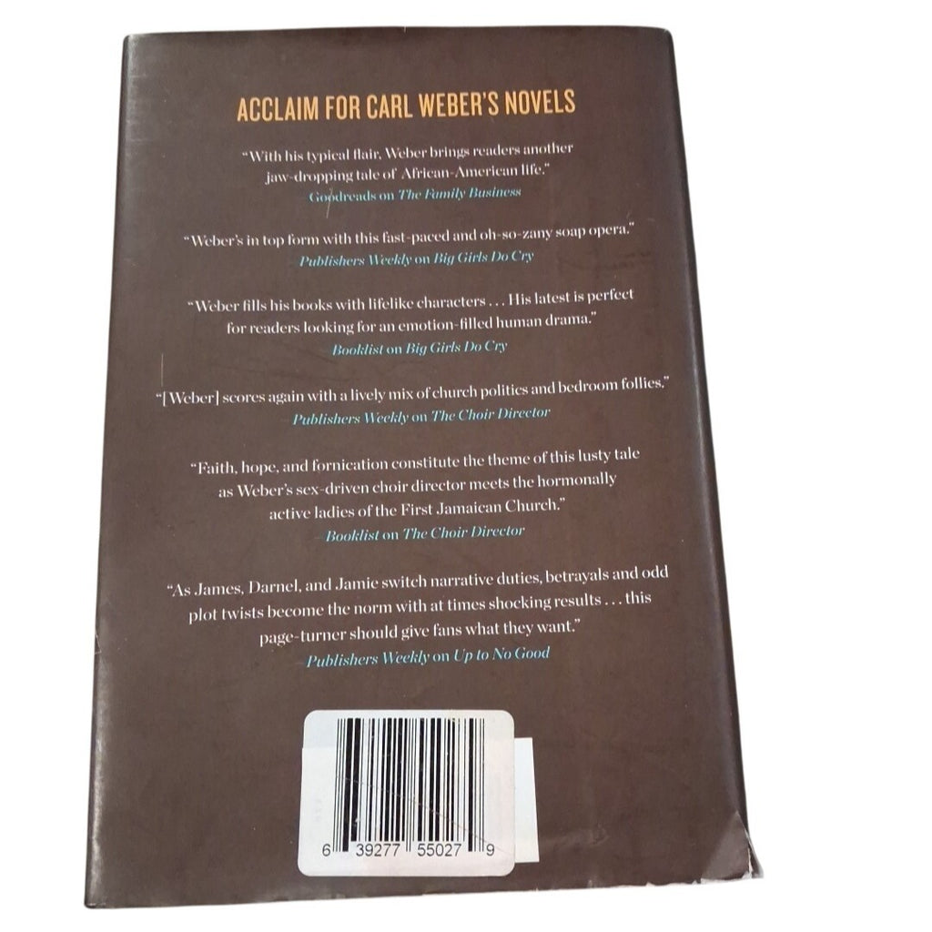 Back cover of a book with text and a barcode on a white background