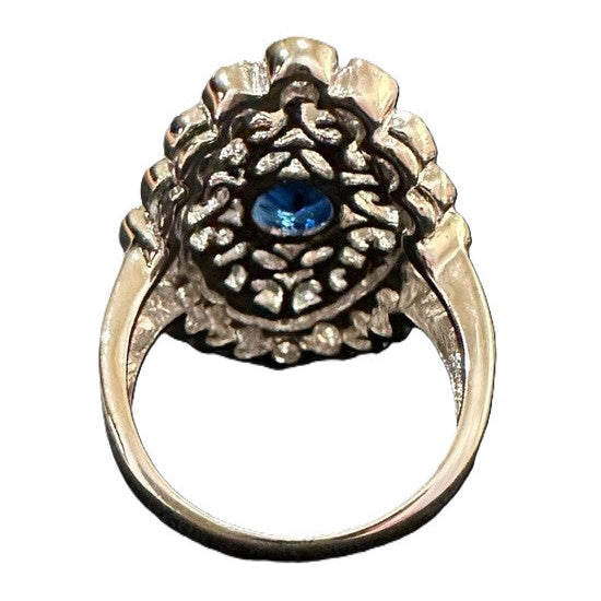 vintage filigree ring back view
