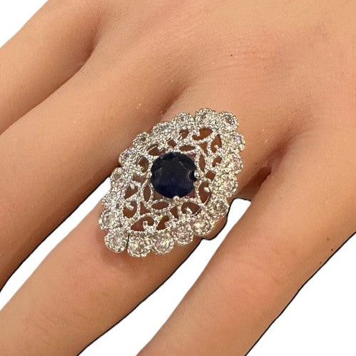 vintage filigree ring lifestyle view