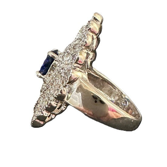 vintage filigree ring side view