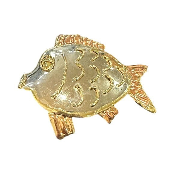 Fish Pendant Brooch Pin
