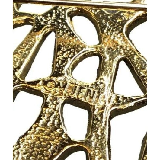 M JENT Signed Brooch